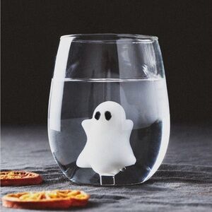 Anthropologie stemless ghost wine glass